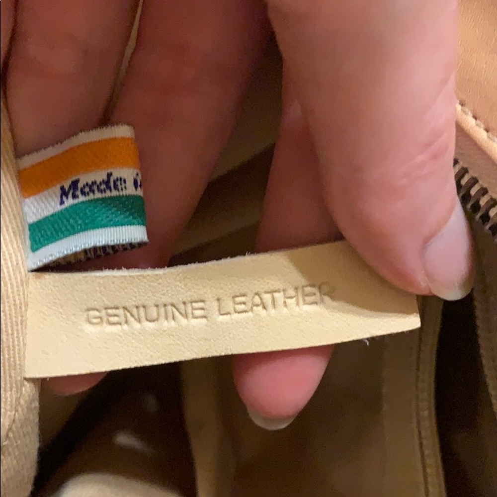 Slouchy Leather Satchel with Southwest Details - Picture 8 of 14